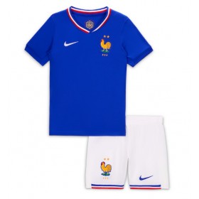 Frankreich Heimtrikot EM 2024 Kurzarm (+ kurze hosen)